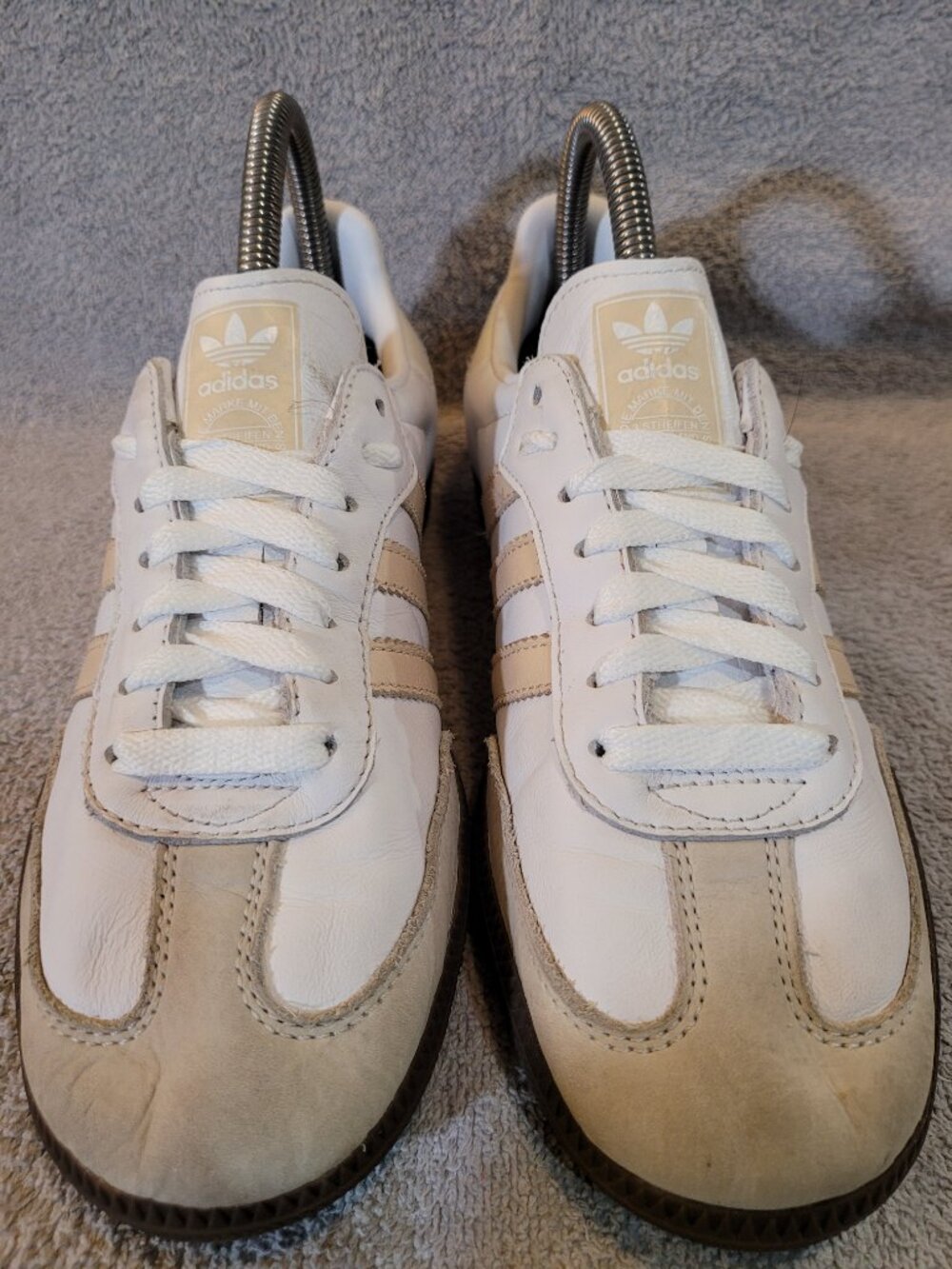 Adidas Samba OG Women's Size 6 White Sand Strata Brown Sneakers JH7300 (#1963) - Picture 9 of 16
